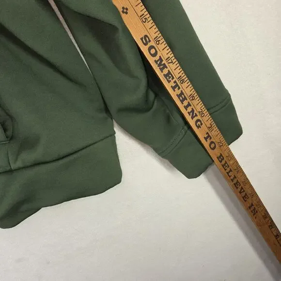 The North Face Hoodie Mens XXL Sweatshirt Pullover Logo Green Winter Cold Fall - Picture 4 of 12